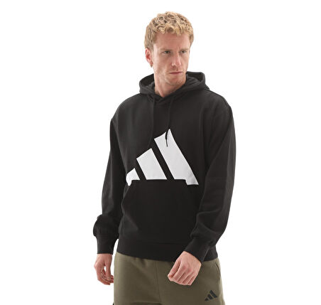 IN6159-E adidas M Bl Fl Hd Erkek Sweatshirt Siyah