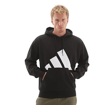 IN6159-E adidas M Bl Fl Hd Erkek Sweatshirt Siyah