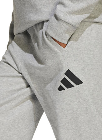 adidas Lastikli Paça Gri Erkek Çocuk Eşofman Altı JC7565-J FI LOGO PT