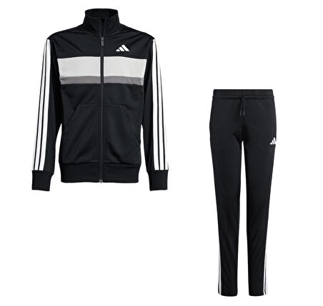 JY0509-C adidas J 3S Tıberıo Ts &amp;Ccedil;ocuk Eşofman Takımı Siyah