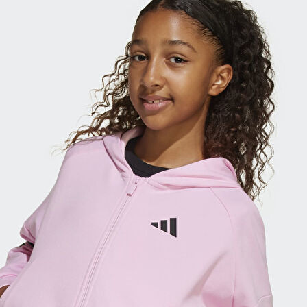 adidas JD1300 JG FI 3S FZ Çocuk Tracktop