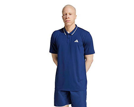 adidas Club Pique Polo Erkek Tenis Polo Tişört JF8425 Lacivert