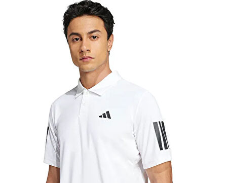 adidas Club 3Str Polo Erkek Tenis Polo Tişörtü JE0412 Mavi