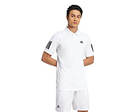 adidas Club 3Str Polo Erkek Tenis Polo Tişörtü JE0412 Mavi