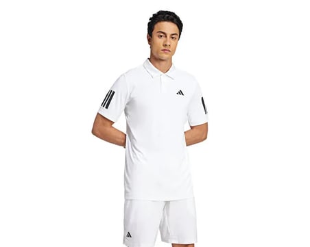 adidas Club 3Str Polo Erkek Tenis Polo Tişörtü JE0412 Mavi