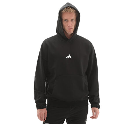JD4954-E adidas M Fı Sl Hd Erkek Sweatshirt Siyah