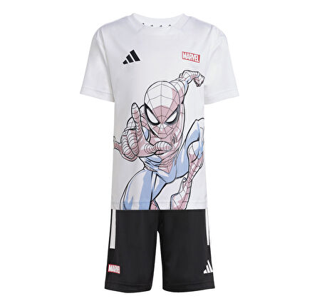 JF3655-C adidas X Marvel Spider-Man &amp;Ccedil;ocuk Eşofman Takımı Beyaz