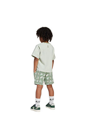 adidas Çocuk  Yeşil  BEBEK ESOFMAN TAKIMI LK SW MNDO TSET JF3648