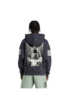 adidas Erkek  Gri  Sweatshirt M SW TM HDY JI5720