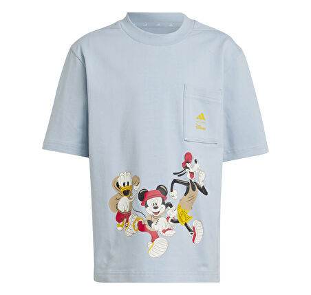 JD4552-C adidas X Disney Mickey Mouse &amp;Ccedil;ocuk T-Shirt A&amp;ccedil;ık Mavi