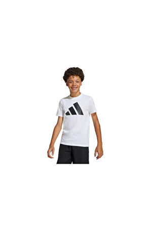 adidas J BL TEE 160 Beyaz Unisex Sporcu Tişört JC9659