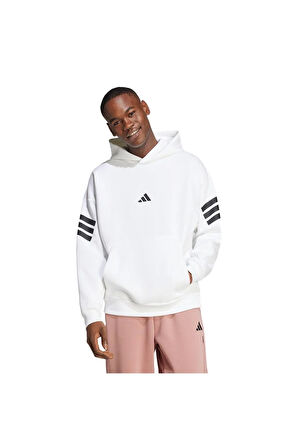 adidas Erkek  Beyaz  HOODY M FI 3S HD JD4859