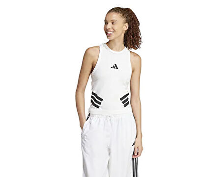 Adidas W Fi 3S Tank Kadın Günlük Atlet JC5419 Beyaz