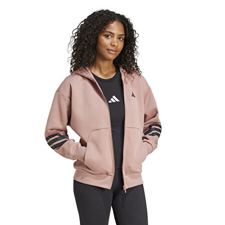 W Fi 3S Kadın Pembe Günlük Stil Sweatshirt JE0177