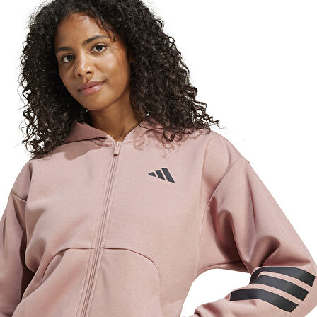 W Fi 3S Kadın Pembe Günlük Stil Sweatshirt JE0177