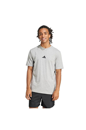 adidas Erkek  Gri  T-shirt M SL SJ T JF1091
