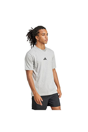 adidas Erkek  Gri  T-shirt M SL SJ T JF1091