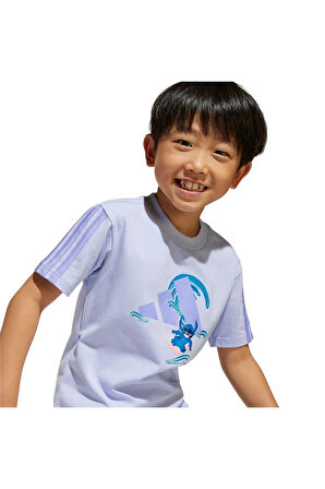 adidas Çocuk  Mor  Eşofman LK DY LS T SET JD4558