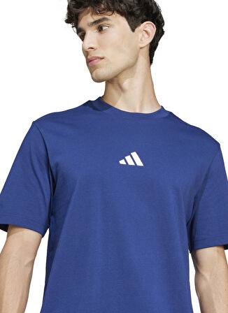 JF1093 M SL SJ T Lacivert Erkek Regular Fit T-Shirt