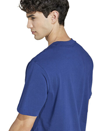 JF1093 M SL SJ T Lacivert Erkek Regular Fit T-Shirt