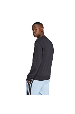 adidas Erkek  Siyah  Sweatshirt M BL FT SWT JE8949