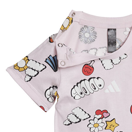 Adidas JI6235 I Fun Aop Set Bebek Eşofman Takımı