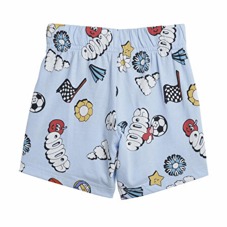 Adidas Bebek Şort Tişört Takım Fun Allover Print