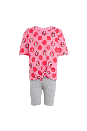 adidas Çocuk  Pembe  Eşofman LG DY MI T SET JF3646