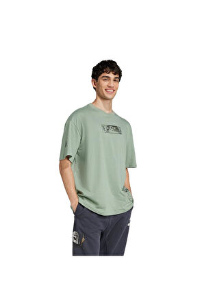 adidas Erkek  Yeşil  T-Shirt M SW TM T 2 JI5718