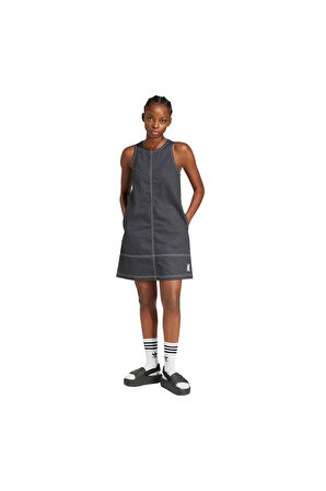 adidas Kadın  Gri  Elbise AOP DRESS JJ3143