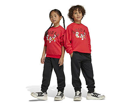 Adidas Lk Dy Mm Swtjog Çocuk Günlük Eşofman Takımı JN6101 Kırmızı