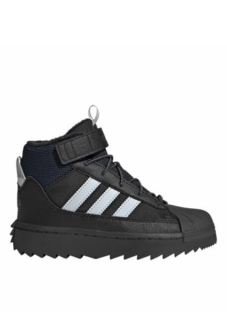 adidas Siyah Erkek Çocuk Bot JQ0344 SUPERSTAR WINTER TREK C