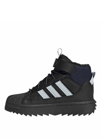 adidas Siyah Erkek Çocuk Bot JQ0344 SUPERSTAR WINTER TREK C