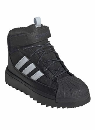 adidas Siyah Erkek Çocuk Bot JQ0344 SUPERSTAR WINTER TREK C