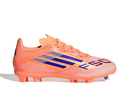 adidas F50 League Fg/Mg J Çocuk Çoklu Çim Zemin Kramponu JH7746 Turuncu