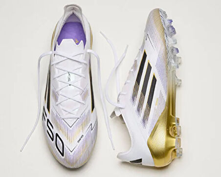 adidas F50 Elite Fg Erkek Çim Zemin Kramponu JH7617 Beyaz