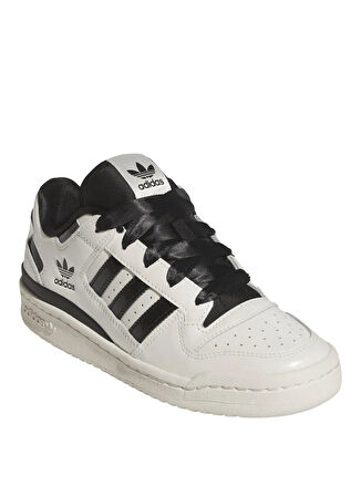 adidas JR0499 FORUM LOW CL W Beyaz - Siyah Deri Kadın Lifestyle Ayakkabı