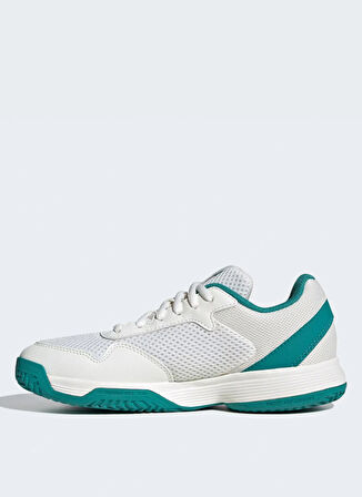 adidas Beyaz Erkek Çocuk Tenis Ayakkabısı JH5123 Courtflash K