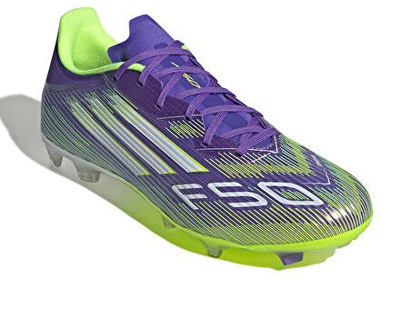 adidas F50 League Fg/Mg Erkek Çoklu Çim Zemin Kramponu JI0003 Mor