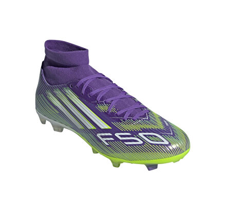 JI0886-E adidas F50 League Mıd Fg-Mg Erkek Spor Ayakkabı Mor