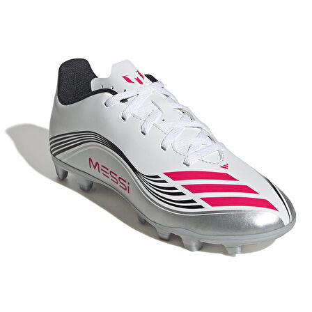 F50 Messi Club Fg/Mg J Çocuk Beyaz Futbol Krampon JP7457
