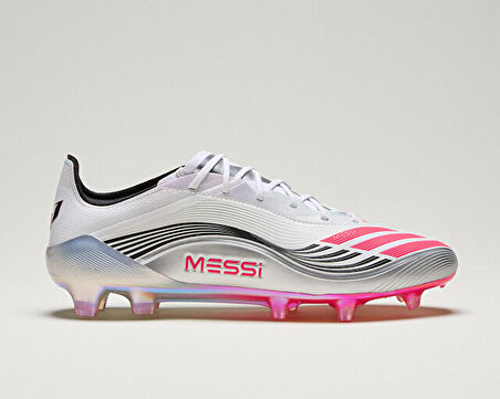 adidas F50 Messi Elite Fg Erkek Çim Zemin Kramponu JP5593 Beyaz