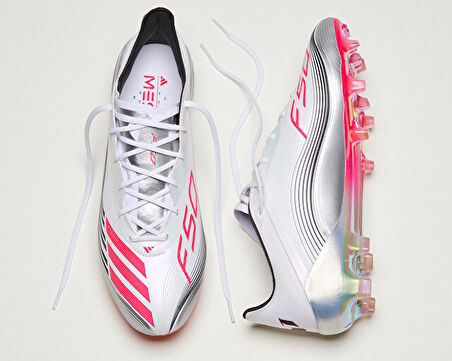 adidas F50 Messi Elite Fg Erkek Çim Zemin Kramponu JP5593 Beyaz