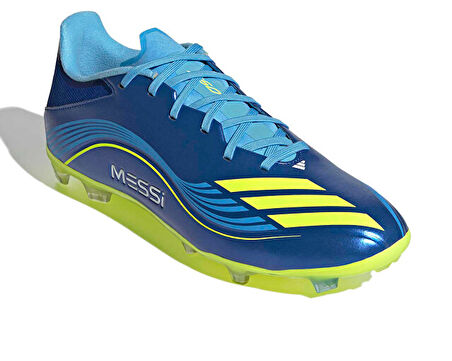 adidas F50 Messi League Fg/Mg Erkek Çoklu Çim Zemin Kramponu JP7447 Mavi