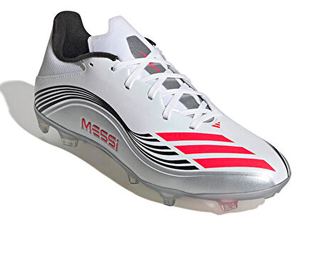 adidas F50 Messi League Fg/Mg Erkek Çoklu Çim Zemin Kramponu JP7446 Beyaz