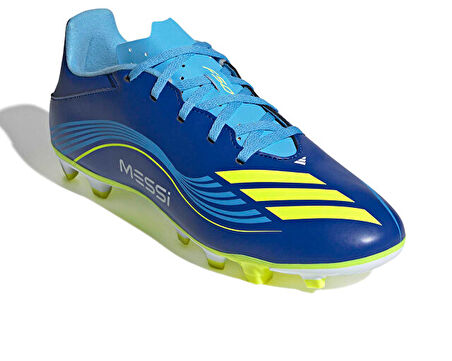 adidas F50 Messi Club Fg/Mg Erkek Çoklu Çim Zemin Kramponu JP7444 Mavi