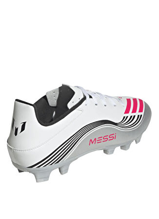 adidas JP7443 F50 MESSI CLUB FG/MG Beyaz - Gümüş Erkek Futbol Ayakkabısı