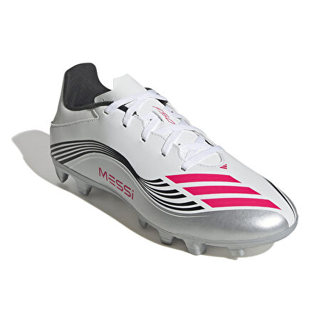 F50 Messi Club Fg/Mg Erkek Beyaz Futbol Krampon JP7443