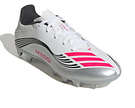 adidas F50 Messi Club Fg/Mg Erkek Çoklu Çim Zemin Kramponu JP7443 Beyaz