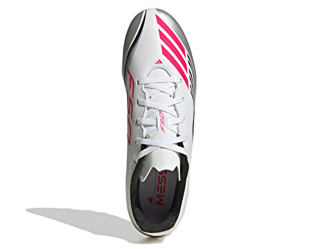 adidas F50 Messi Club Fg/Mg Erkek Çoklu Çim Zemin Kramponu JP7443 Beyaz